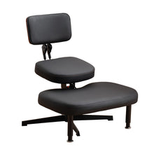 Load image into Gallery viewer, Cross Legged Chair with Back Support,Versatile Kneeling Chair for Home and Office, Seat Angle Adjustable, Black