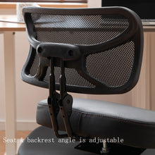 Load image into Gallery viewer, Ergonomic Cross Legged Chair with Wheels, Versatile Kneeling Chair for Home and Office, Adjustable Back Support,Black