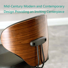 Load image into Gallery viewer, YOOMEMM Kneeling Chair Ergonomic for Office with Back Support,Walnut Finish,Height and Angle Adjustable,Upright Sitting Posture, Thick Comfortable Cushions, Black