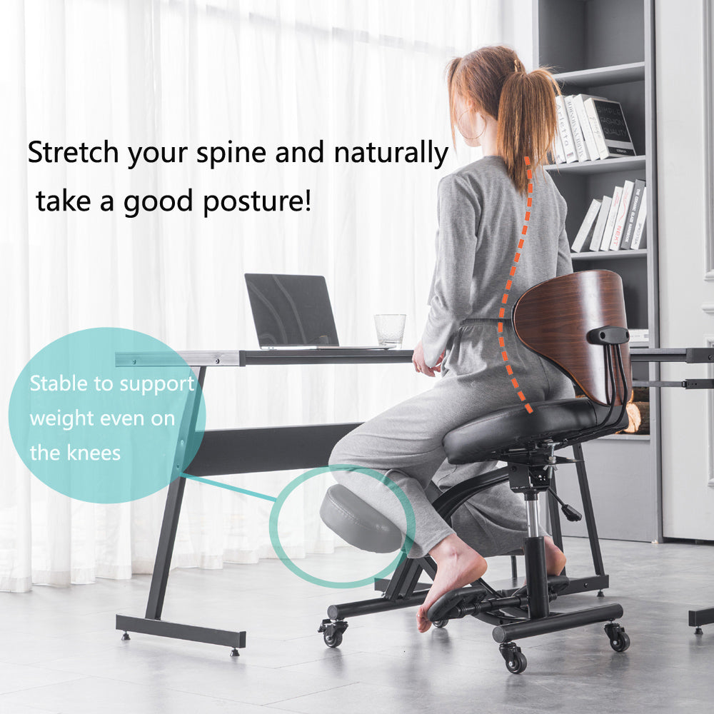 YOOMEMM Balance Chair with Backrest,Kneeling Chair with